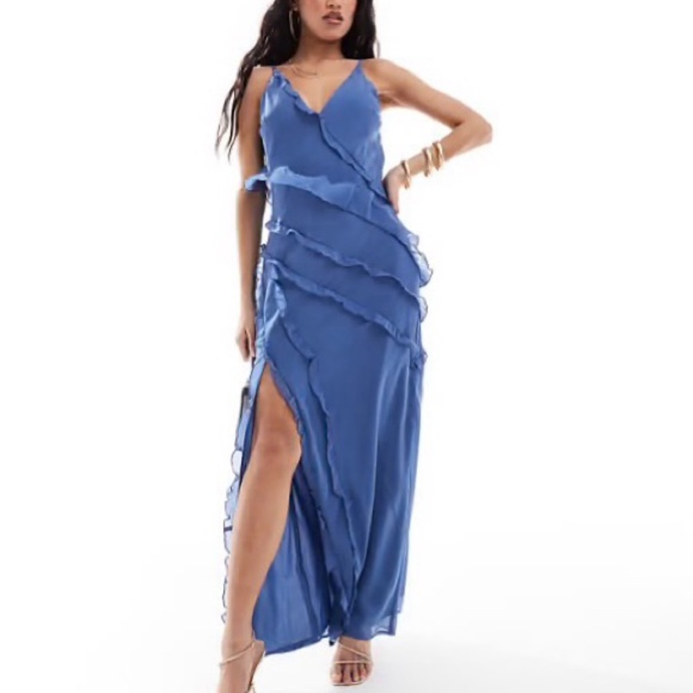 Blue Abercrombie Maxi Dress